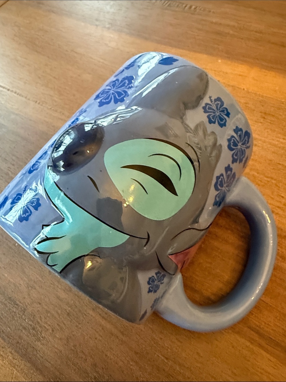 Disney Gray and Blue Stitch Ceramic Coffee Mug